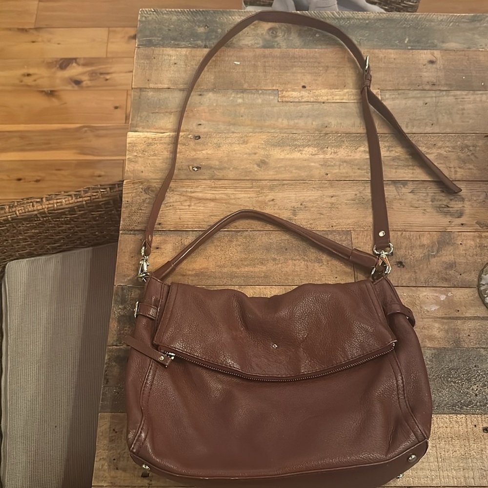 Brown leather kate spade bag - circa 2014